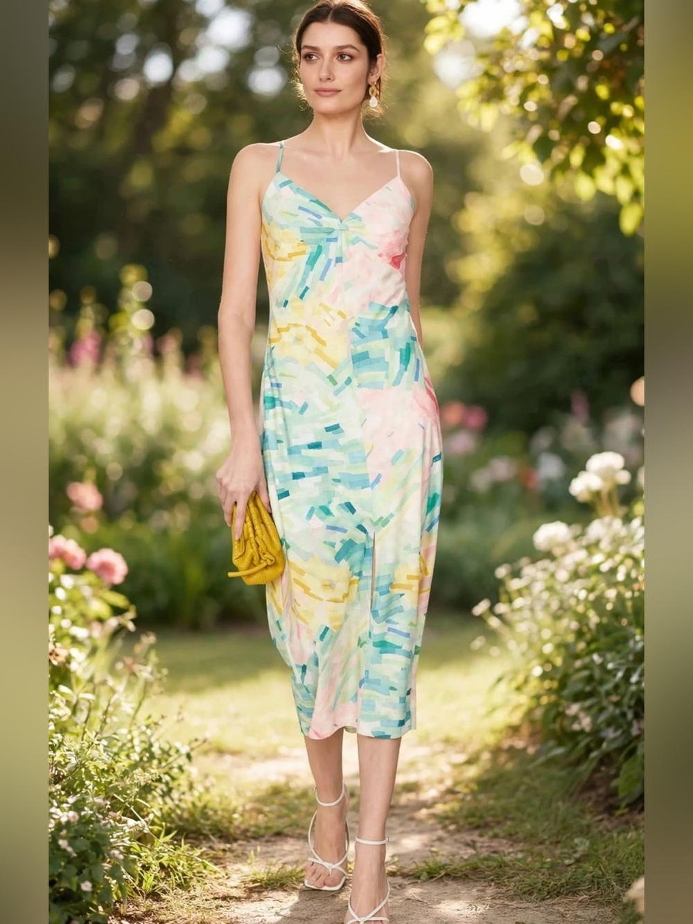 Slate & Willow
Watercolor Slip Dress size Medium